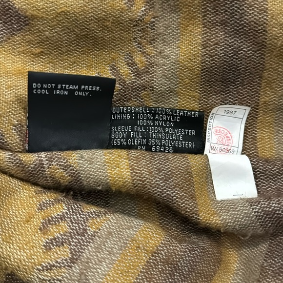 Thinsulate by Wilson’s Genuine leather adventure bound leather jacket circa 1987 - Picture 9 of 11